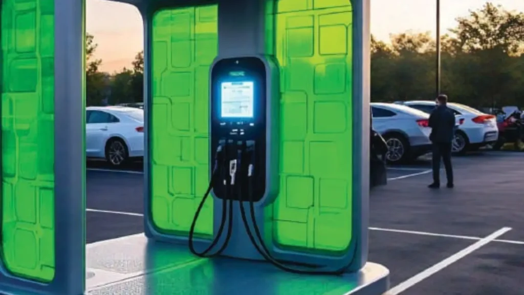 Clean Air & CO₂ Capture 5 EV–Algae Hub Electric vehicle charging station