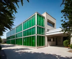 microalgae photobioreactor façade