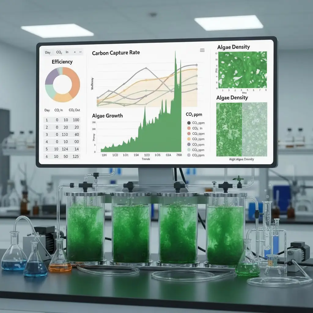 Direct Air Capture (DAC) for CO2 Reduction Using Living Systems 3 Carbon capture data's