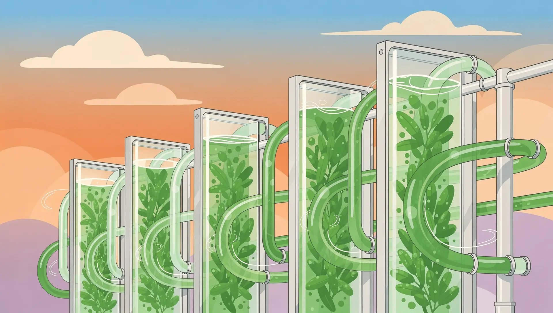 Direct Air Capture system using microalgae technology