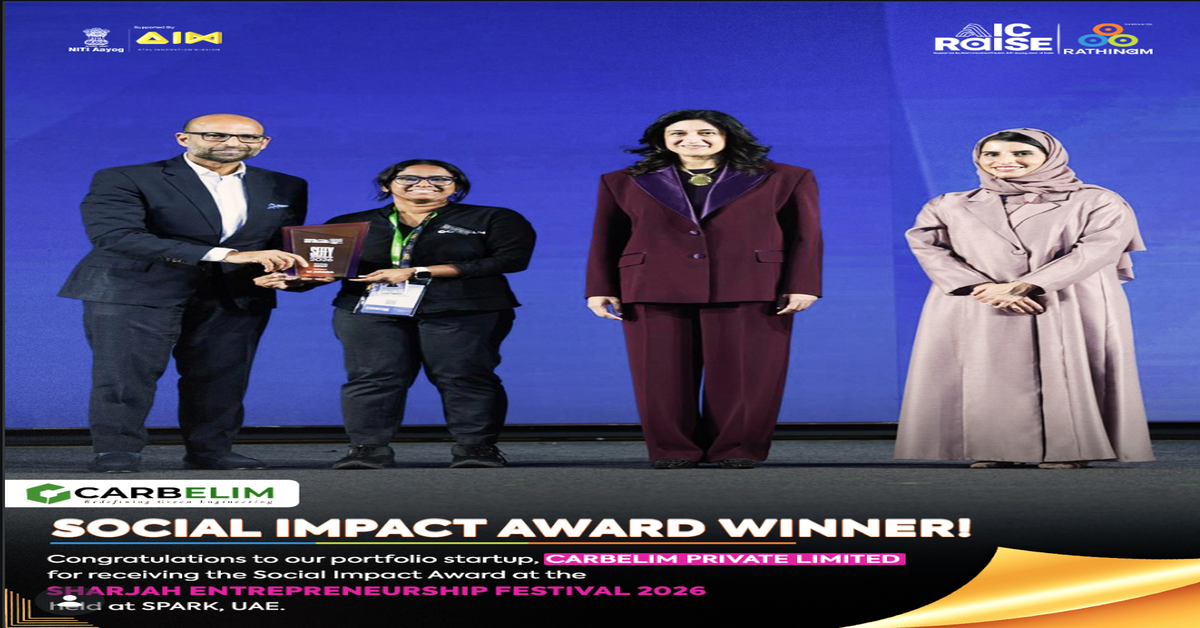 Carbelim receives the Social Impact Award at SEFFY 2026, SPARK, UAE.